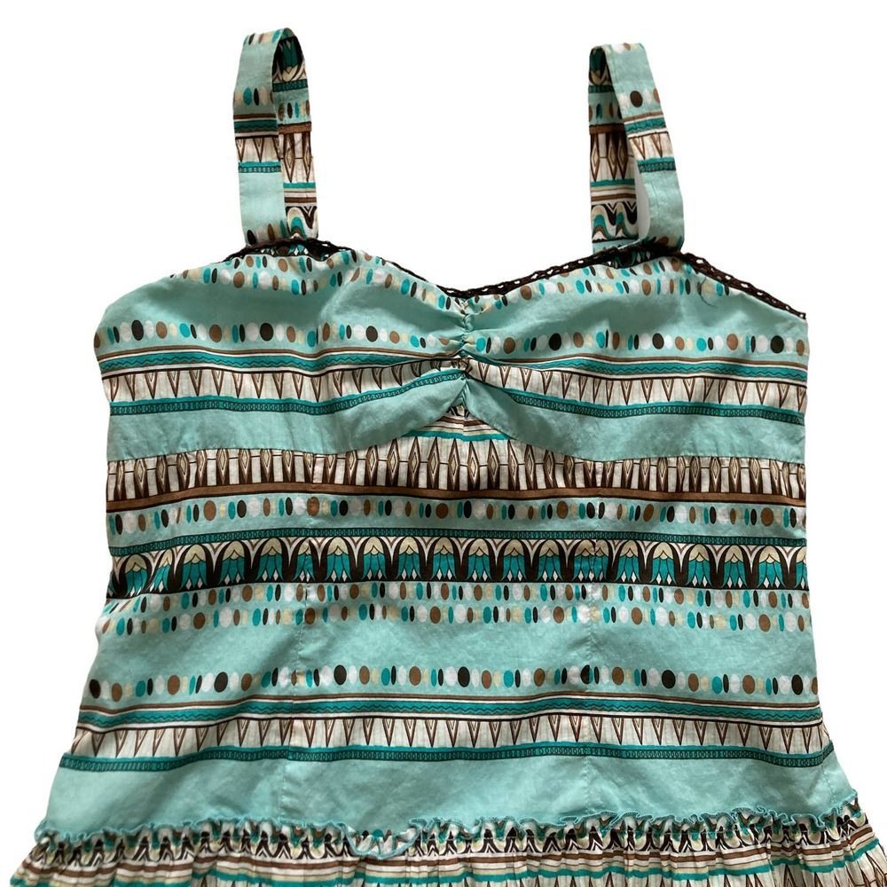 Printed Cotton Fit and Flare Dress - Picture 3 of 6